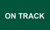 An image with the text, "On Track".